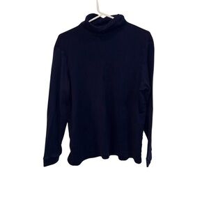 Men's Blue Turtleneck Shirt
